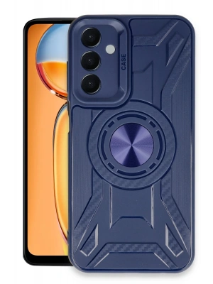 Newface Samsung Galaxy M15 Kılıf Lincoln Silikon - Lacivert