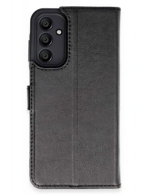 Newface Samsung Galaxy M15 Kılıf Trend S Plus Kapaklı Kılıf - Siyah