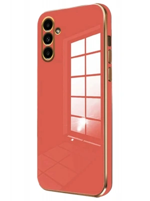 Newface Samsung Galaxy M15 Kılıf Volet Silikon - Kırmızı