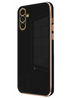 Newface Samsung Galaxy M15 Kılıf Volet Silikon - Siyah