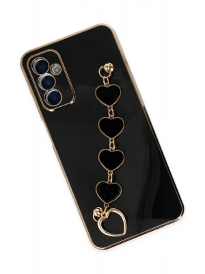 Newface Samsung Galaxy M23 Kılıf Esila Silikon - Siyah