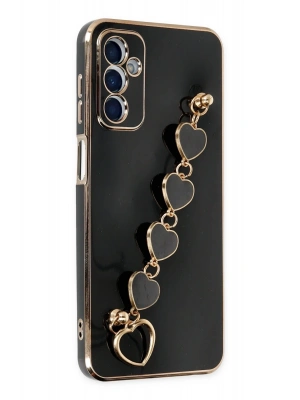 Newface Samsung Galaxy M23 Kılıf Esila Silikon - Siyah