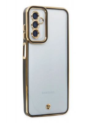 Newface Samsung Galaxy M23 Kılıf Liva Lens Silikon - Siyah