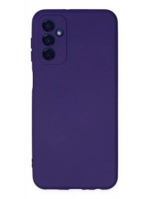 Newface Samsung Galaxy M23 Kılıf Nano içi Kadife Silikon - Mor