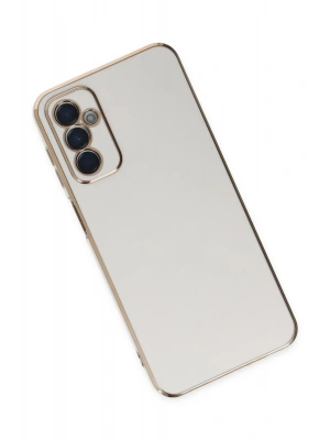 Newface Samsung Galaxy M23 Kılıf Volet Silikon - Beyaz