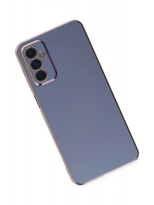 Newface Samsung Galaxy M23 Kılıf Volet Silikon - Mavi