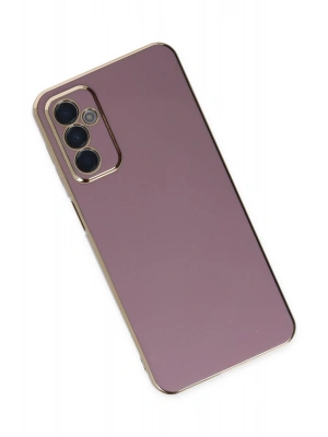 Newface Samsung Galaxy M23 Kılıf Volet Silikon - Mor