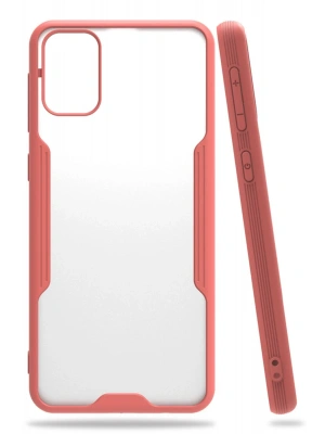 Newface Samsung Galaxy M31 Kılıf Platin Silikon - Pembe