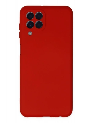 Newface Samsung Galaxy M33 Kılıf Nano içi Kadife Silikon - Kırmızı