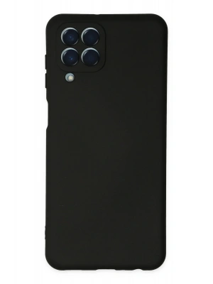 Newface Samsung Galaxy M33 Kılıf Nano içi Kadife Silikon - Siyah
