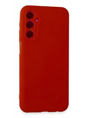 Newface Samsung Galaxy M34 5G Kılıf First Silikon - Kırmızı
