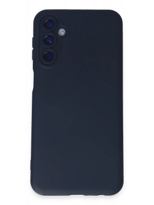 Newface Samsung Galaxy M34 5G Kılıf Nano içi Kadife Silikon - Lacivert