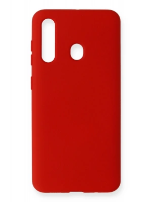 Newface Samsung Galaxy M40 Kılıf Nano içi Kadife Silikon - Kırmızı