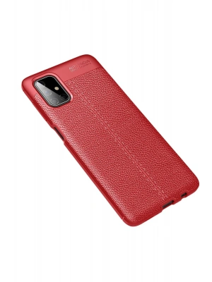 Newface Samsung Galaxy M51 Kılıf Auto Focus Kapak - Kırmızı