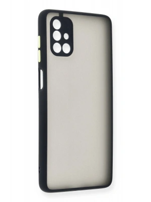 Newface Samsung Galaxy M51 Kılıf Montreal Silikon Kapak - Lacivert