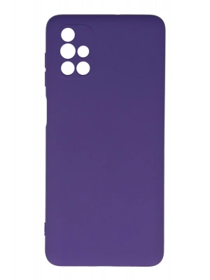 Newface Samsung Galaxy M51 Kılıf Nano içi Kadife Silikon - Mor