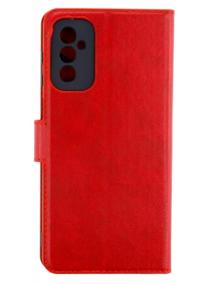 Newface Samsung Galaxy M52 5G Kılıf Trend S Plus Kapaklı Kılıf - Kırmızı