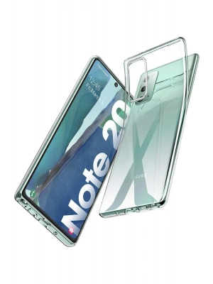 Newface Samsung Galaxy Note 20 Kılıf Lüx Şeffaf Silikon