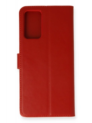 Newface Samsung Galaxy Note 20 Kılıf Trend S Plus Kapaklı Kılıf - Kırmızı