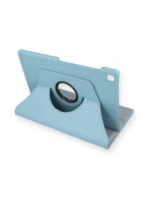 Newface Samsung Galaxy P610 Tab S6 Lite 10.4 Kılıf 360 Tablet Deri Kılıf - Turkuaz
