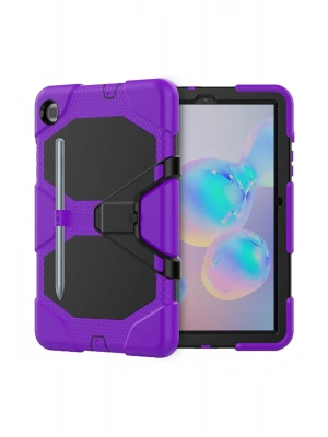 Newface Samsung Galaxy P610 Tab S6 Lite 10.4 Kılıf Griffin Tablet Kapak - Mor