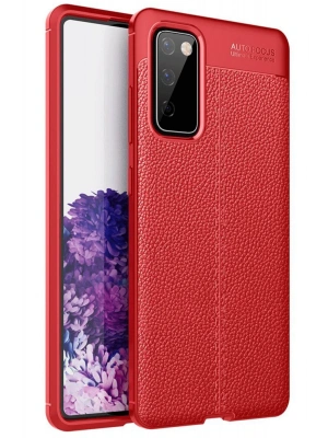 Newface Samsung Galaxy S20 FE Kılıf Auto Focus Kapak - Kırmızı