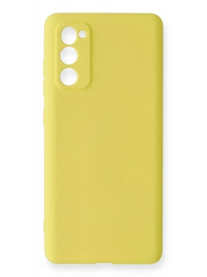 Newface Samsung Galaxy S20 FE Kılıf Nano içi Kadife Silikon - Sarı