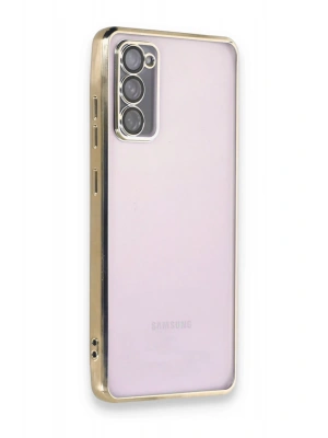 Newface Samsung Galaxy S20 FE Kılıf Razer Lensli Silikon - Gold