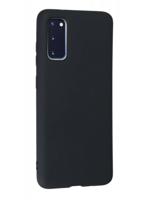 Newface Samsung Galaxy S20 Kılıf Nano içi Kadife Silikon - Lacivert