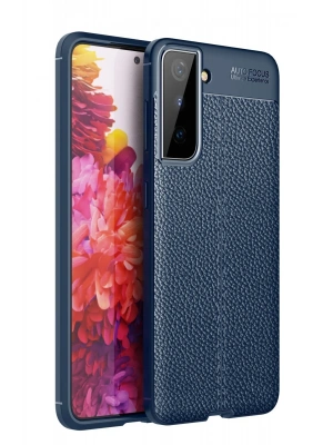 Newface Samsung Galaxy S21 Plus Kılıf Auto Focus Kapak - Lacivert