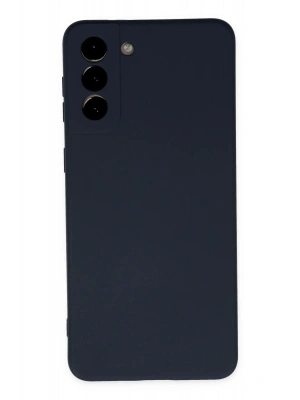 Newface Samsung Galaxy S21 Plus Kılıf Nano içi Kadife Silikon - Lacivert