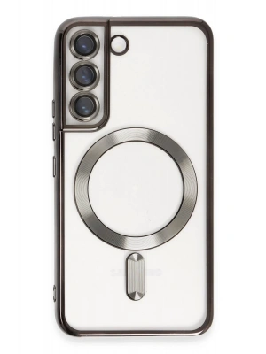 Newface Samsung Galaxy S22 Kılıf Kross Magneticsafe Kapak - Siyah