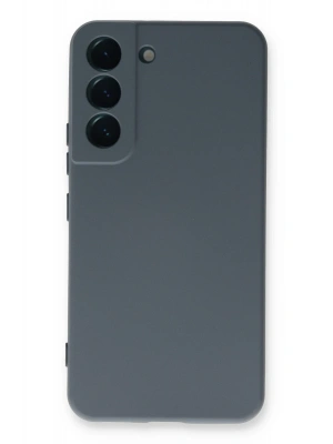 Newface Samsung Galaxy S22 Plus Kılıf Nano içi Kadife Silikon - Gri