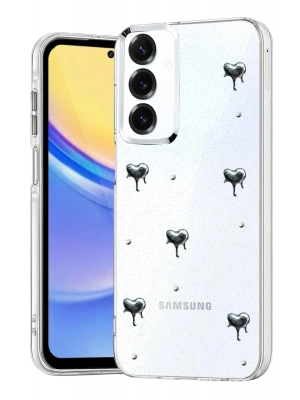 Newface Samsung Galaxy S23 FE Fiyonk Desenli Kapak - Desen 1