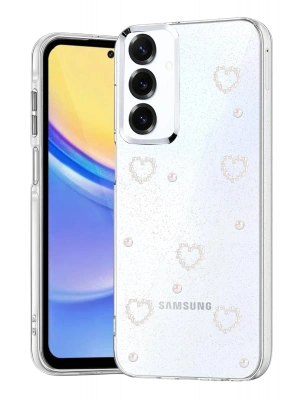 Newface Samsung Galaxy S23 FE Fiyonk Desenli Kapak - Desen 10