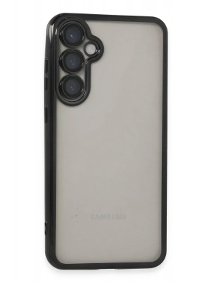 Newface Samsung Galaxy S23 FE Kılıf Razer Lensli Silikon - Siyah