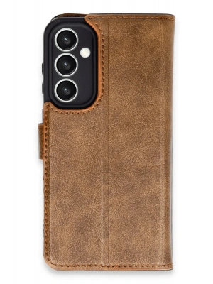 Newface Samsung Galaxy S23 FE Kılıf Trend S Plus Kapaklı Kılıf - Taba