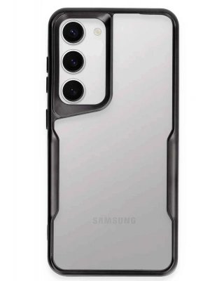 Newface Samsung Galaxy S23 Kılıf Boyi Silikon Kapak - Siyah