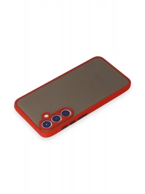 Newface Samsung Galaxy S23 Kılıf Montreal Silikon Kapak - Kırmızı