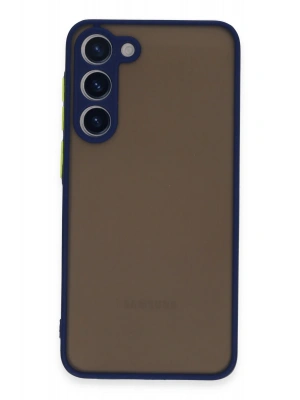 Newface Samsung Galaxy S23 Kılıf Montreal Silikon Kapak - Lacivert