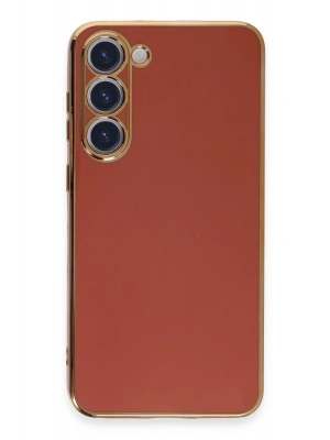 Newface Samsung Galaxy S23 Kılıf Volet Silikon - Kırmızı