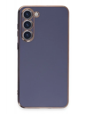 Newface Samsung Galaxy S23 Kılıf Volet Silikon - Mavi