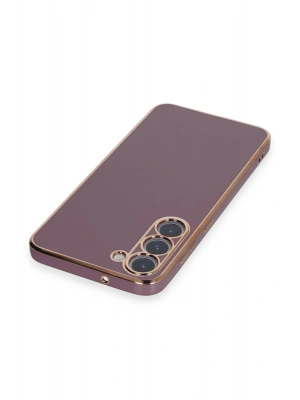 Newface Samsung Galaxy S23 Kılıf Volet Silikon - Mor