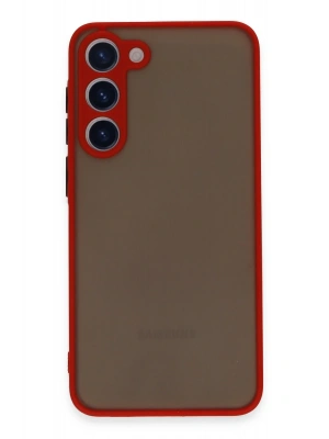 Newface Samsung Galaxy S23 Plus Kılıf Montreal Silikon Kapak - Kırmızı