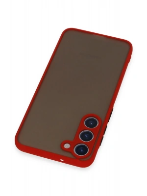 Newface Samsung Galaxy S23 Plus Kılıf Montreal Silikon Kapak - Kırmızı