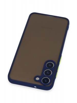 Newface Samsung Galaxy S23 Plus Kılıf Montreal Silikon Kapak - Lacivert