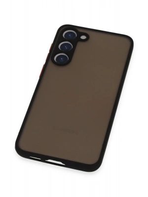 Newface Samsung Galaxy S23 Plus Kılıf Montreal Silikon Kapak - Siyah