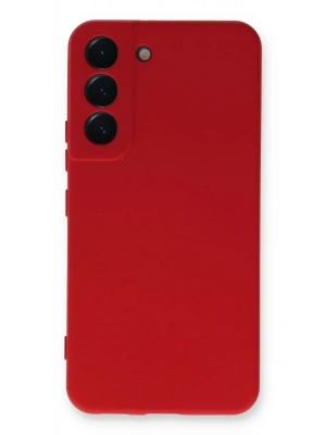 Newface Samsung Galaxy S23 Plus Kılıf Nano içi Kadife Silikon - Kırmızı