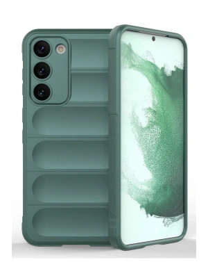 Newface Samsung Galaxy S23 Plus Kılıf Optimum Silikon - Koyu Yeşil