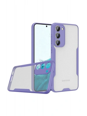 Newface Samsung Galaxy S23 Plus Kılıf Platin Silikon - Lila